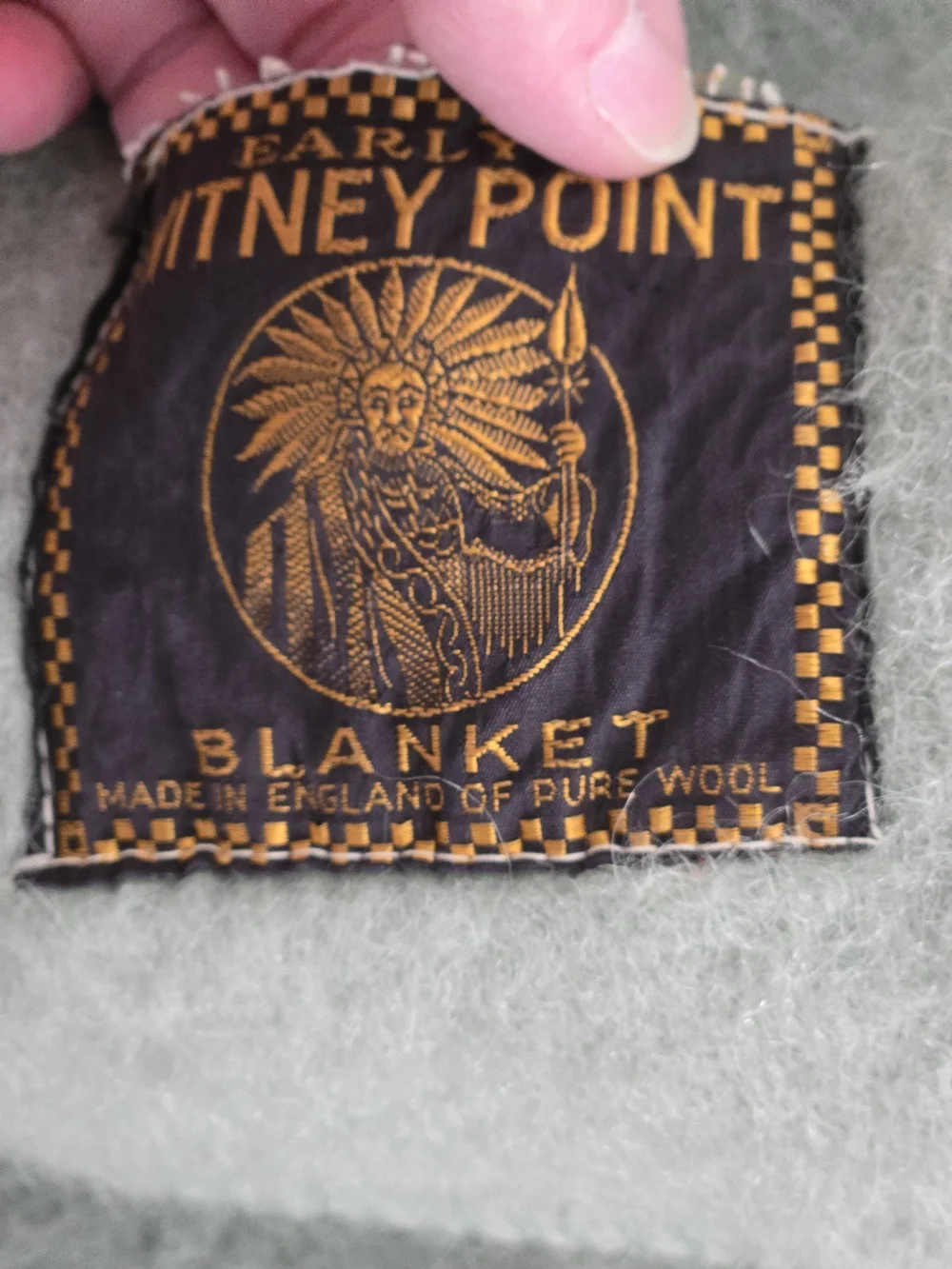 Wool English Early's Witney Point Blanket Made In England Of Pure Wool